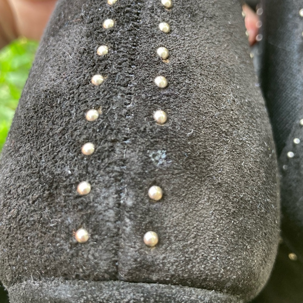 Saint Laurent Black Blaze Studded Booties - Picture 9 of 14